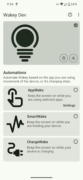 Wakey: Keep Screen On Mod Screenshot2