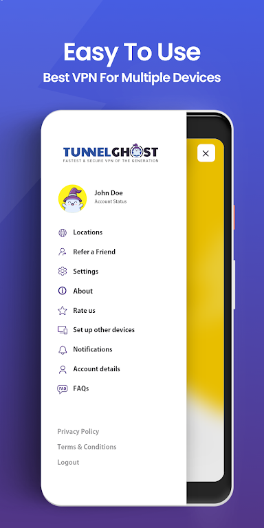 INFINITY WEB DTUNNEL VPN Screenshot1