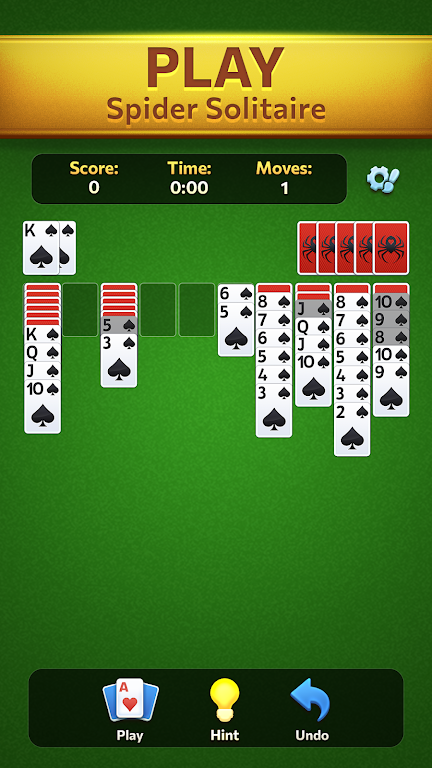 Spider Solitaire Daily Break Screenshot1