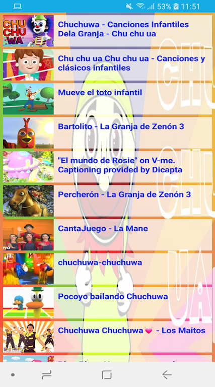 Chuchuwa Chuchuwa Videos Infantiles Screenshot2