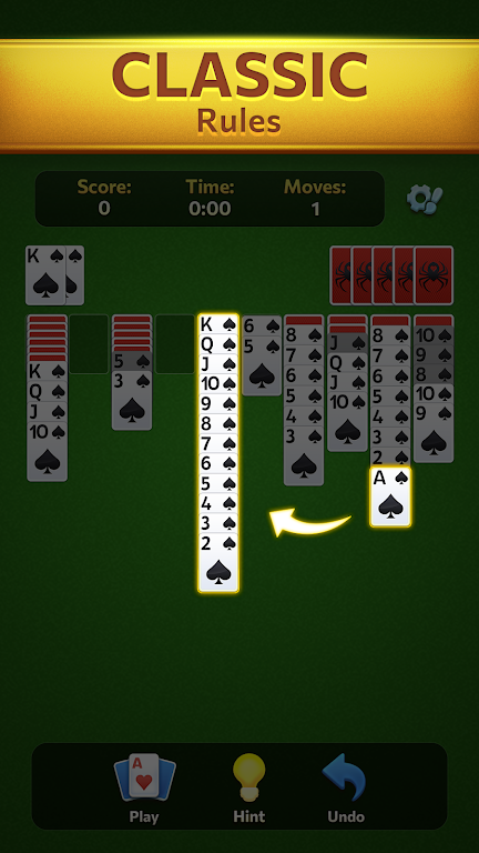 Spider Solitaire Daily Break Screenshot4