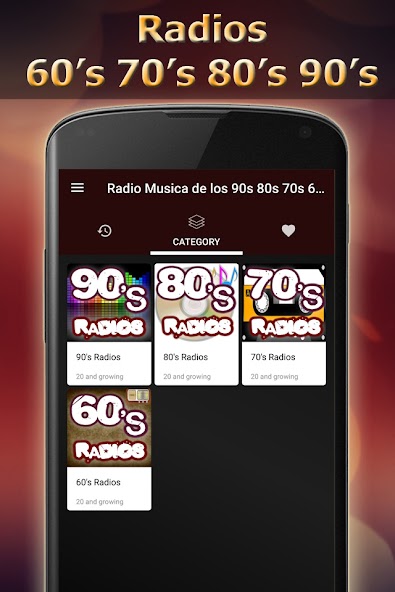 Oldies Radio 60 70 80 90 music Mod Screenshot2