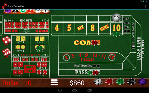 Craps Trainer Pro Screenshot1