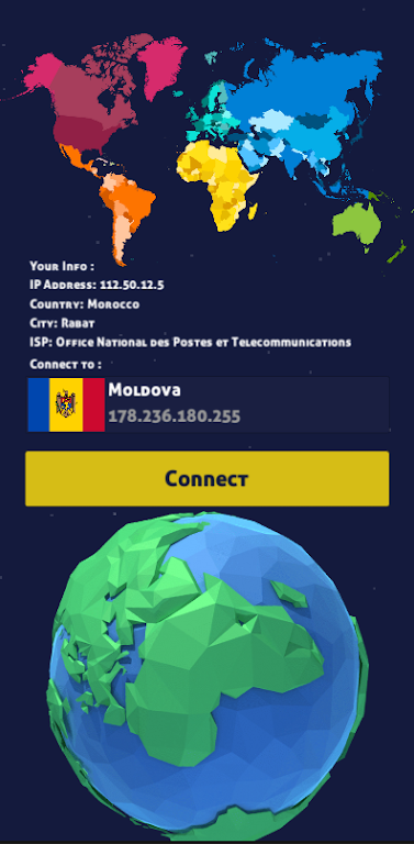 VPN Moldova - IP for Moldova Screenshot3