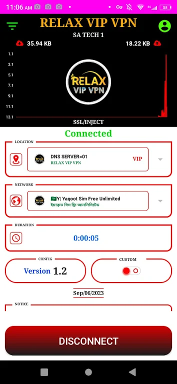 RELAX VIP VPN Screenshot2