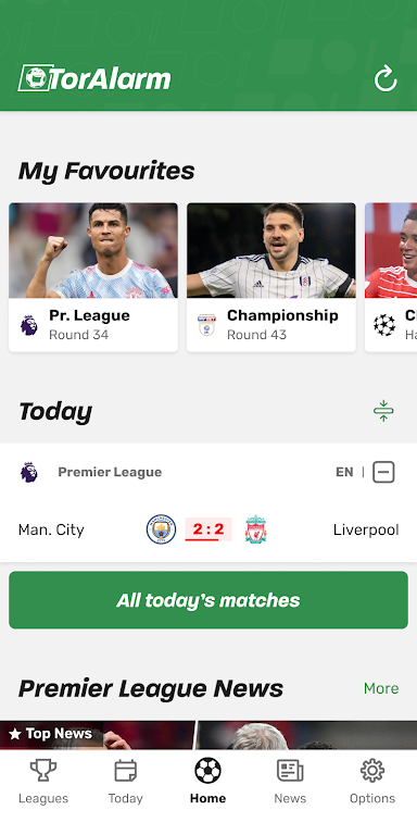 TorAlarm - Football Scores Screenshot3