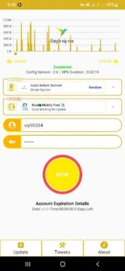 Simple VIP VPN Screenshot1