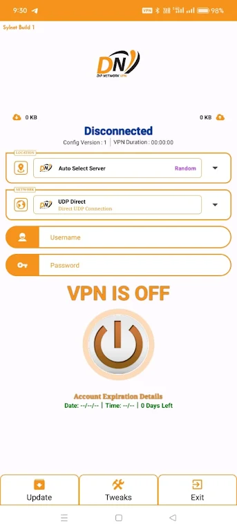 Dip Network Vpn Screenshot1