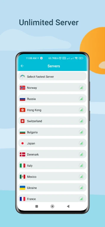 Server VPN : Fast VPN 2023 Screenshot4