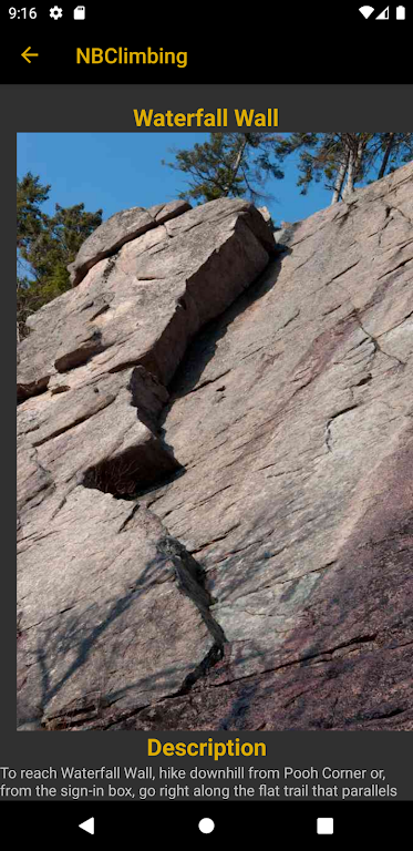 New Brunswick Climbing Guide Screenshot2