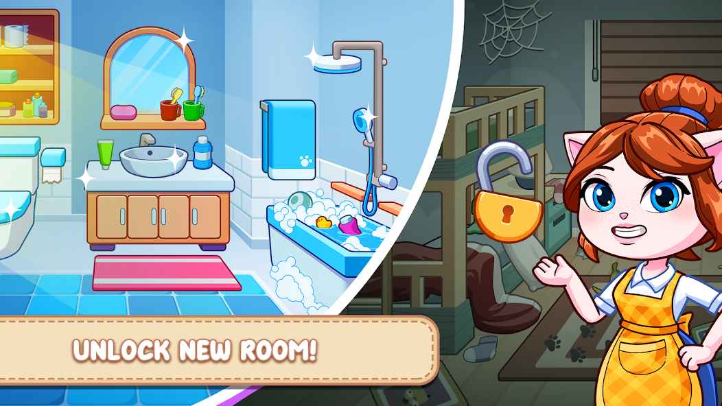 My Love Cats: Care and Clean Mod Screenshot3