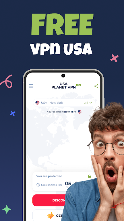 USA VPN - Turbo Private Proxy Screenshot1