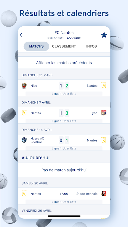 Score'n'co - Le sport en live Screenshot2