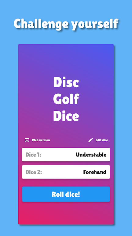 Disc Golf Dice Screenshot1