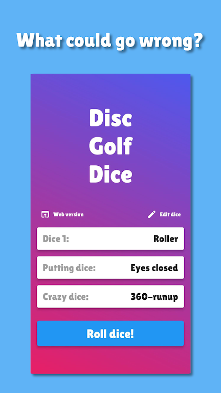 Disc Golf Dice Screenshot4