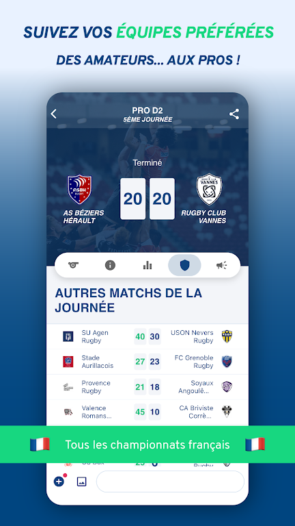 Score'n'co - Le sport en live Screenshot1