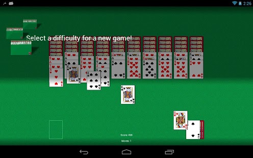 Avalon Spider Solitaire Screenshot1