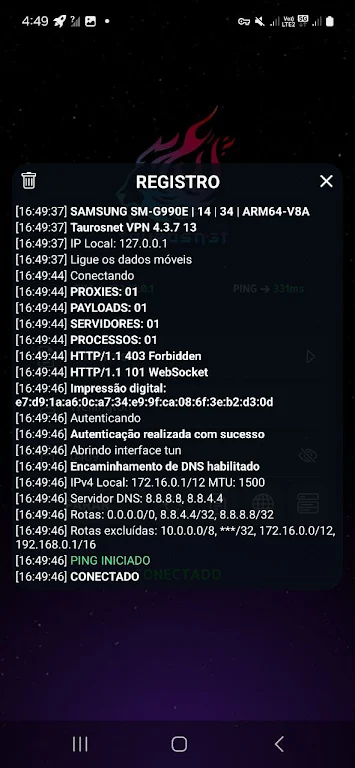 Taurosnet  VPN Screenshot3