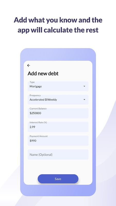 Pay Off Debt: Debt Calculator. Optimize interest Screenshot2