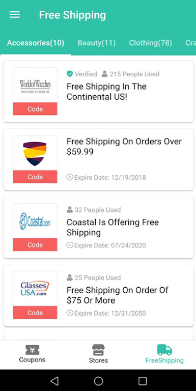 CouponBirds - Coupons, Promo Codes & Deals Screenshot3