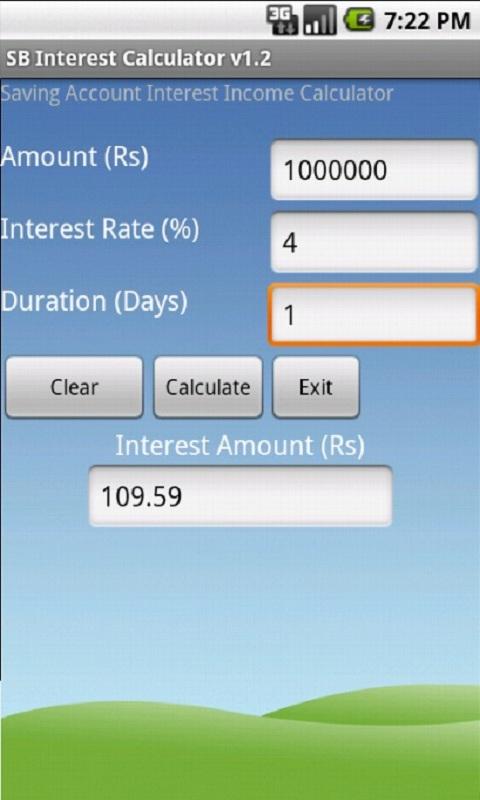 SB Interest Calculator Screenshot2