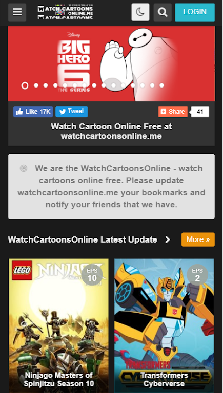 Watch Cartoons Online Screenshot1