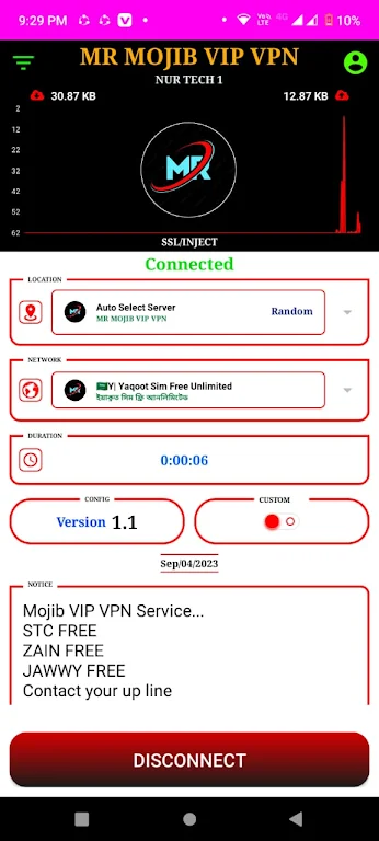 MR MOJIB VIP VPN Screenshot3