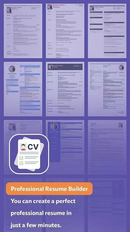 Professional Resume Builder Screenshot1