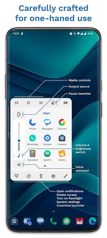 Edge Card Launcher Screenshot2