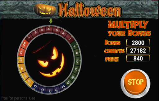 Slot Machine Halloween Lite Screenshot2