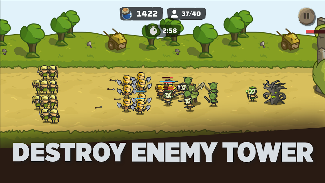 Tower Royale: Stick War Online Mod Screenshot1