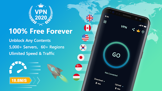 Free VPN - Super Fast and Unlimited VPN Proxy Screenshot3