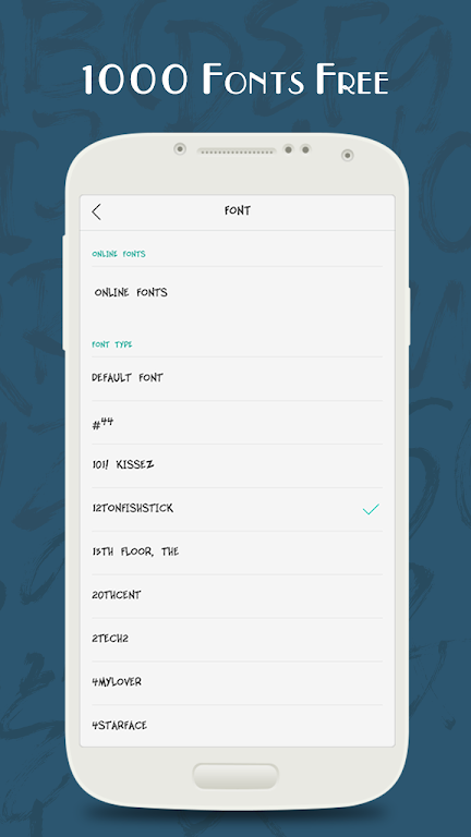 1000 Fonts Free Screenshot3