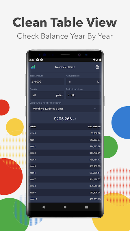 Compound Interest Calculator - Future Value Screenshot2