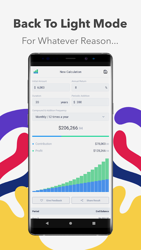 Compound Interest Calculator - Future Value Screenshot1