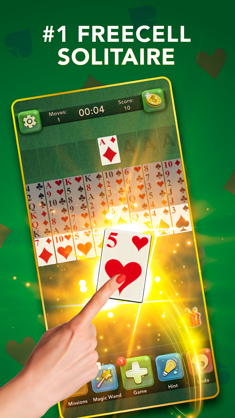 FreeCell (Classic Card Game) Screenshot1