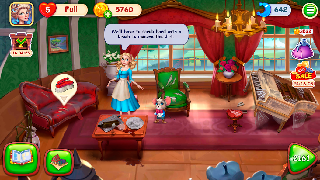 Cinderella: Magic Match 3 Game Mod Screenshot1