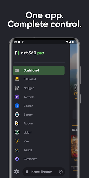 nzb360 - Sonarr / Radarr / SAB Mod Screenshot1