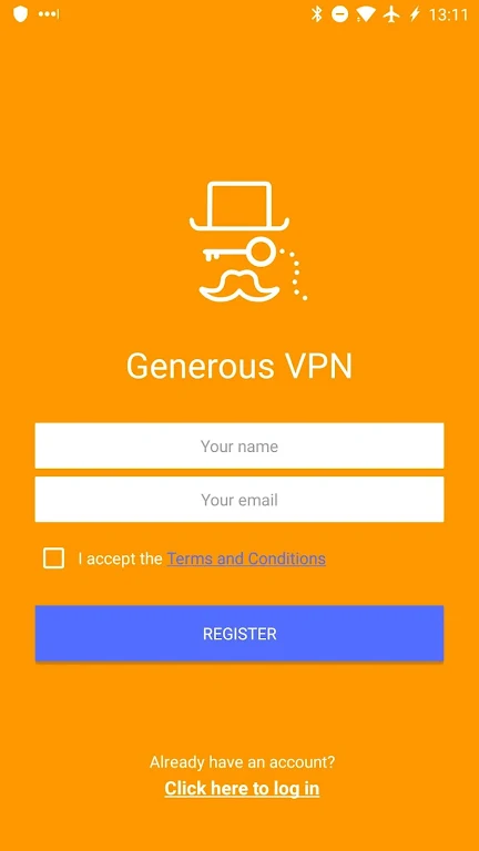 Generous VPN - Free VPN for ev Screenshot1