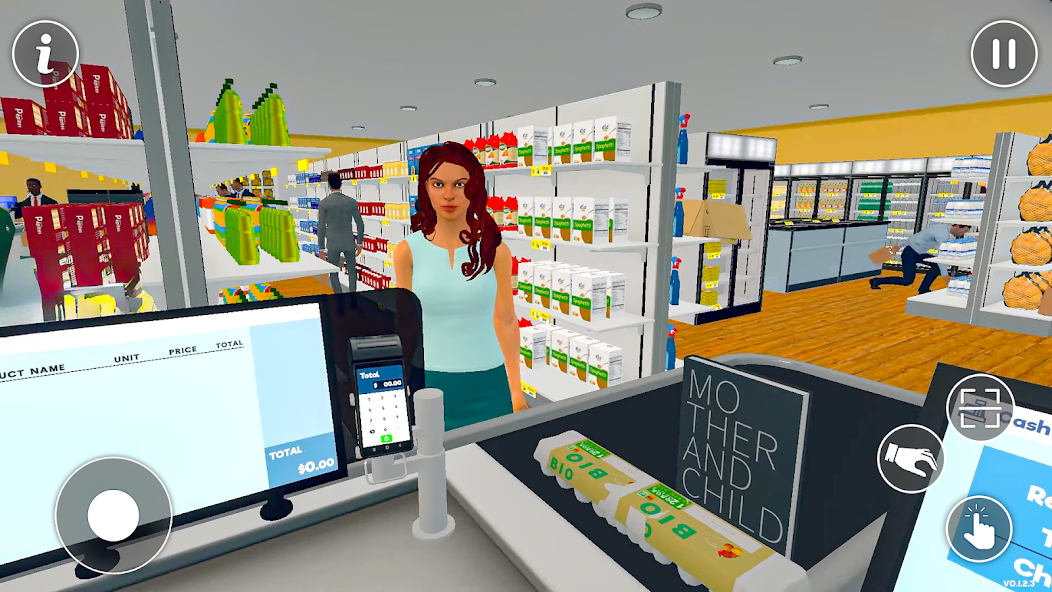 Supermarket Cashier Games 3D Mod Screenshot2