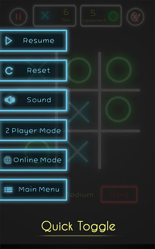 Tic Tac Toe Glow: Multiplayer! Screenshot2