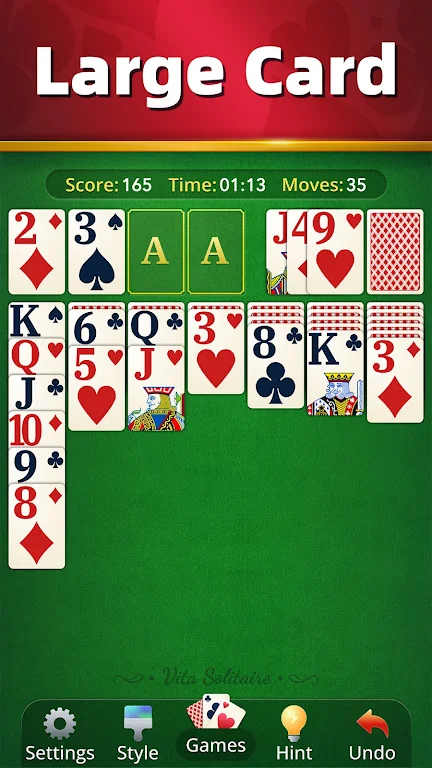 Vita Solitaire for Seniors Screenshot2