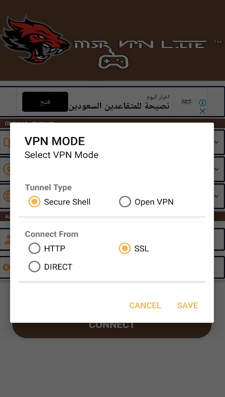 MSR VPN LITE Screenshot3