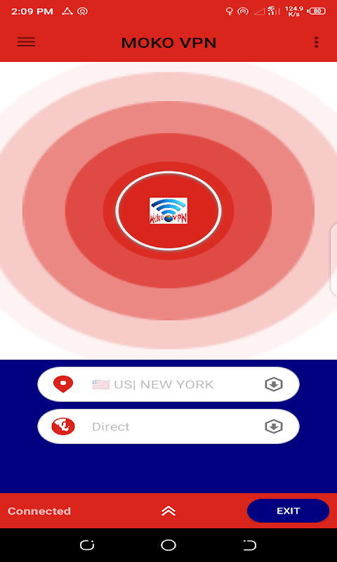 Moko VPN - Free Fast SHH/HTTP/SSL Tunnel Screenshot1