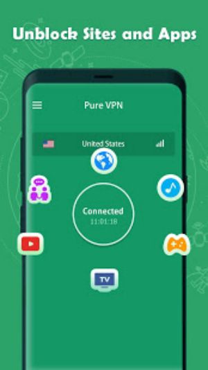 Pure VPN Proxy - Free Secure Fast Unblock VPN Screenshot3