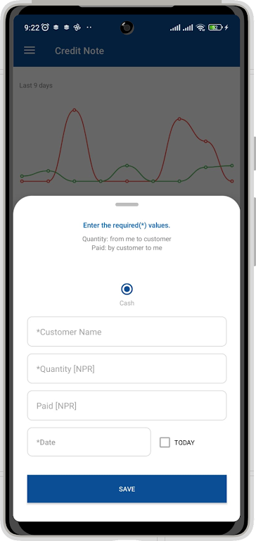 Credit Note - Payment Tracker Screenshot2