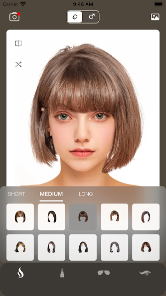 Hairstyle Try On: Bangs & Wigs Mod Screenshot1