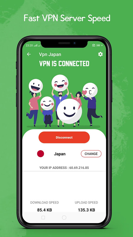 Japan Vpn Free Proxy Screenshot2