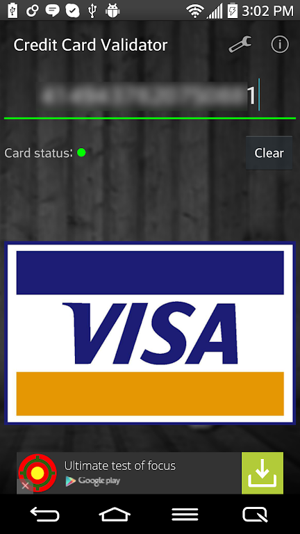 Credit Card Validator Screenshot1