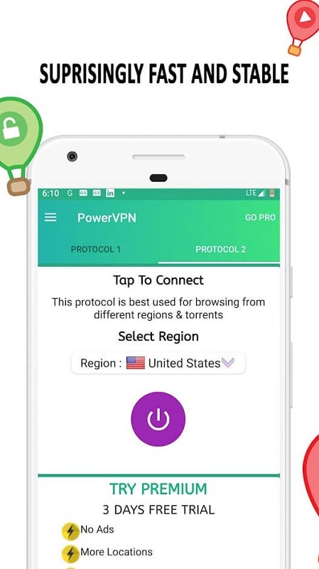 Power VPN Screenshot1